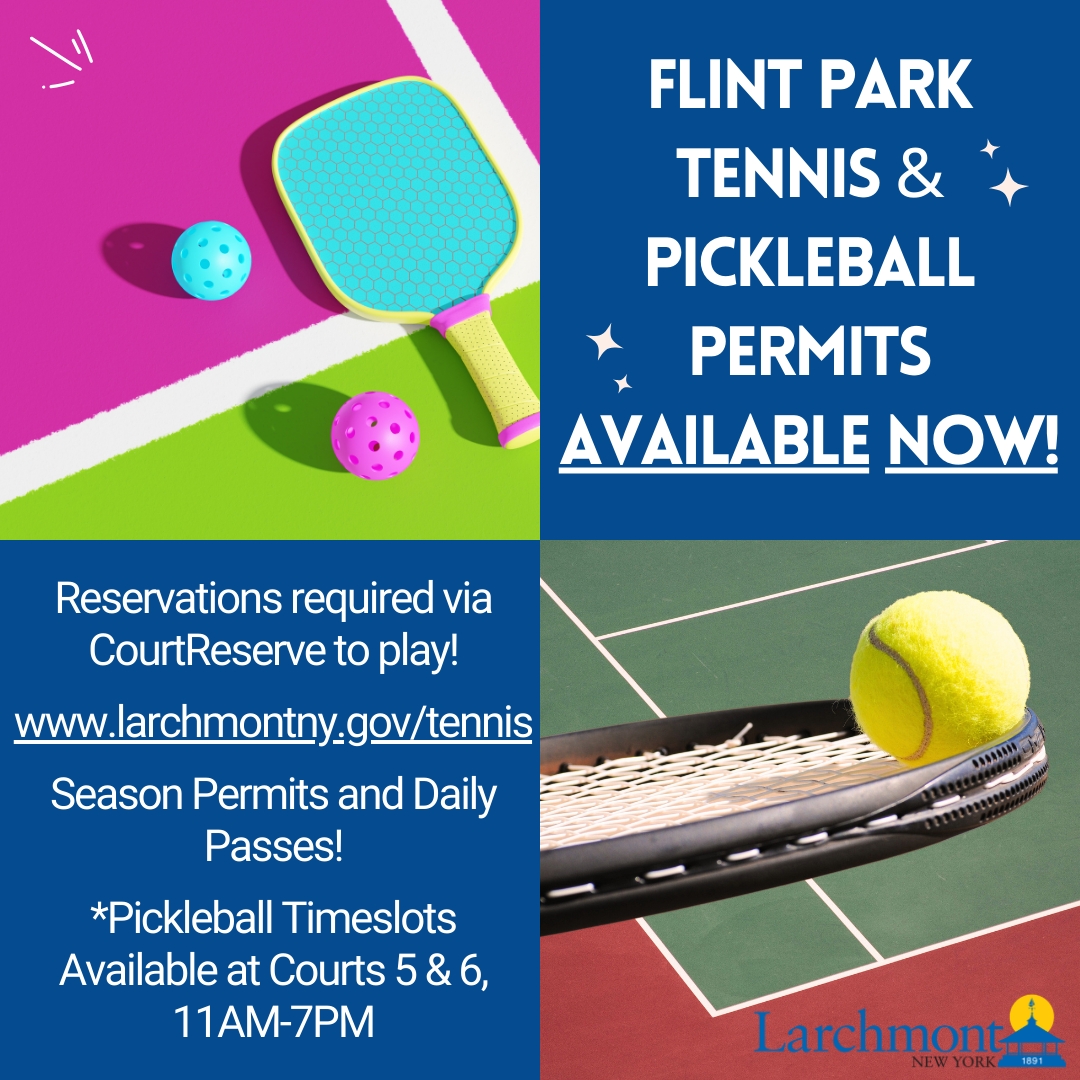FLINT PARK TENNIS AND PICKLEBALL PERMITS AVAILABLE NOW - Copy